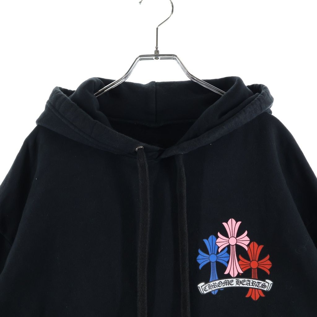 Chrome Hearts Mltcol Cem Crs HD Plvr Multicolor Cemetery Cross Pullover Hoodie — view 3