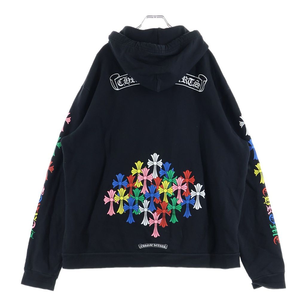 Chrome Hearts Mltcol Cem Crs HD Plvr Multicolor Cemetery Cross Pullover Hoodie