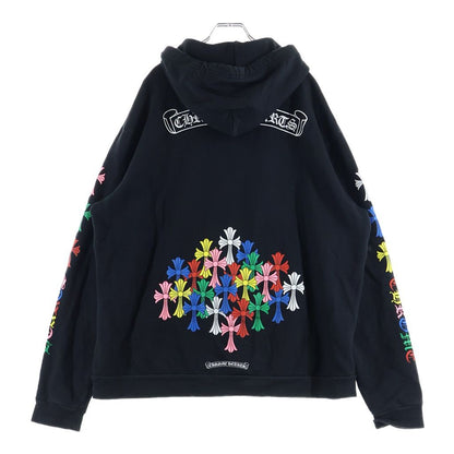 Chrome Hearts Mltcol Cem Crs HD Plvr Multicolor Cemetery Cross Pullover Hoodie