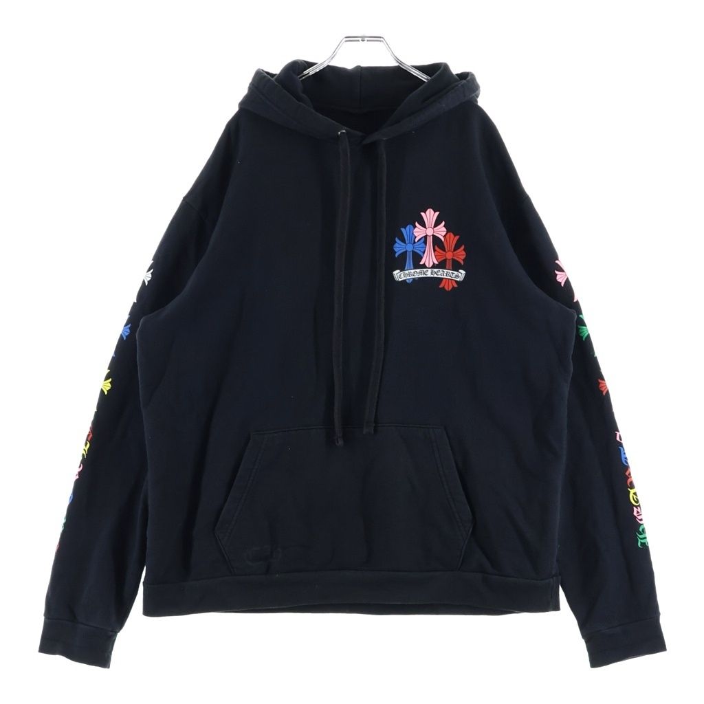 Chrome Hearts Mltcol Cem Crs HD Plvr Multicolor Cemetery Cross Pullover Hoodie — view 2