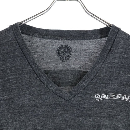 Chrome Hearts Back Scroll Label Print Neck Short Sleeve T-Shirt Gray — view 3
