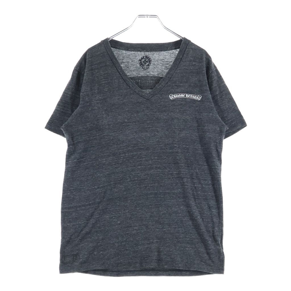 Chrome Hearts Back Scroll Label Print Neck Short Sleeve T-Shirt Gray — view 2