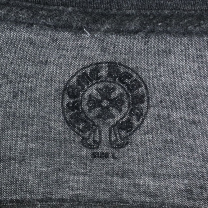 Chrome Hearts Back Scroll Label Print Neck Short Sleeve T-Shirt Gray — view 7