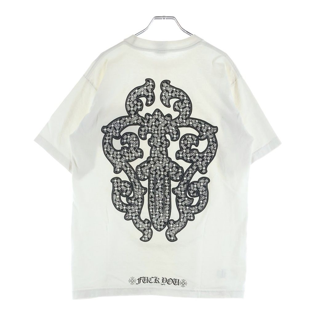 Chrome Hearts Vintage Vine Dagger S Tee Short Sleeve Crew Neck T-Shirt White