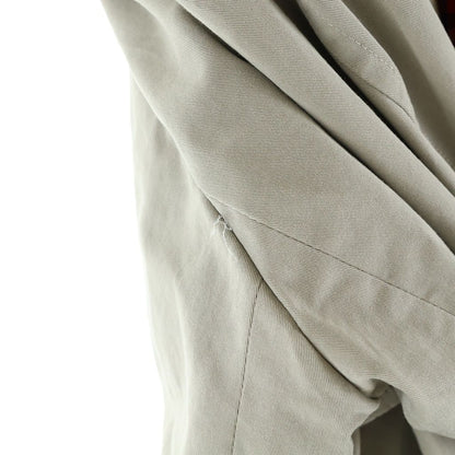 Balenciaga Oversized Trench Coat Oversize Lining Check Long Beige — view 5