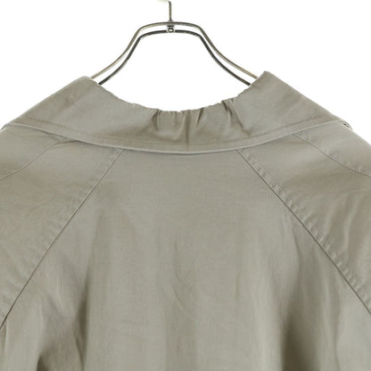 Balenciaga Oversized Trench Coat Oversize Lining Check Long Beige — view 4