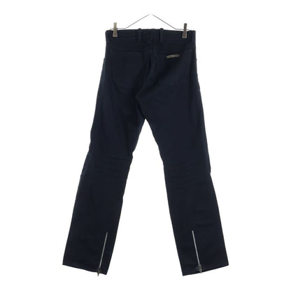 Chrome Hearts Vintage Fleurknee Dnm Pants Hem Daga Zip Denim Black — view 2