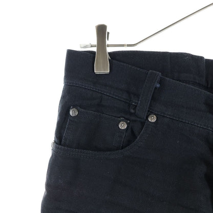 Chrome Hearts Vintage Fleurknee Dnm Pants Hem Daga Zip Denim Black — view 4