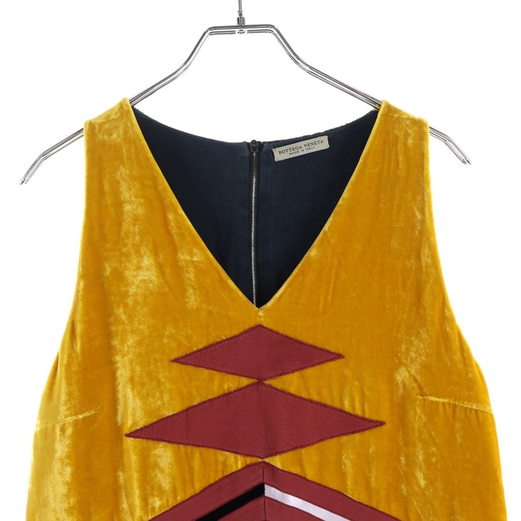 Bottega Veneta Dress Velour Brown — view 3