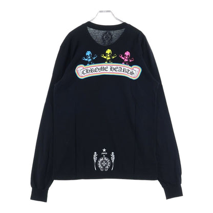 Chrome Hearts Foti Rainbow Scroll Logo L S Tee Back Label Crew Neck Long Sleeve