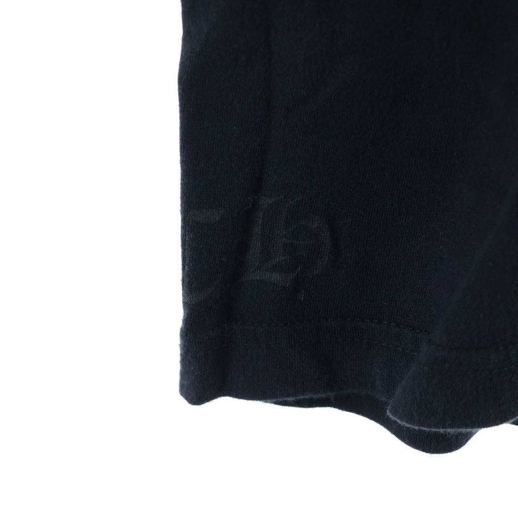 Chrome Hearts Neck Logo Tee Print Short Sleeve T-Shirt Black — view 6