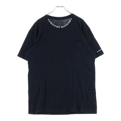 Chrome Hearts Neck Logo Tee Print Short Sleeve T-Shirt Black