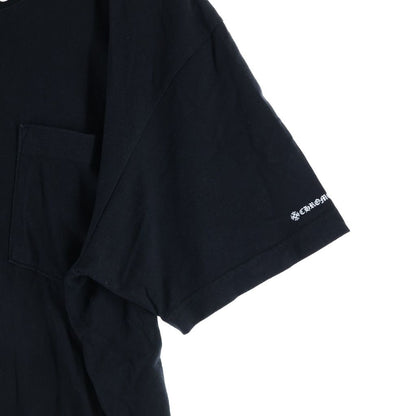 Chrome Hearts Neck Logo Tee Print Short Sleeve T-Shirt Black — view 5