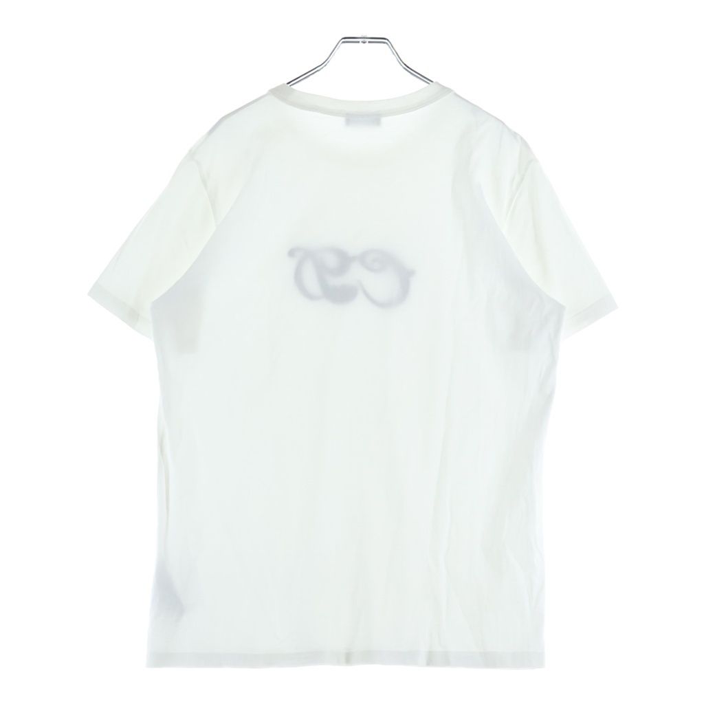 Dior Kenny Scharf Logo T-Shirt Embroidery Crew Neck Short Sleeve White — view 2