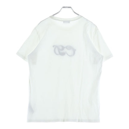 Dior Kenny Scharf Logo T-Shirt Embroidery Crew Neck Short Sleeve White — view 2