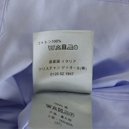 Dior Nike Air Wing Logo Embroidery Long Sleeve Shirt Blue — view 8