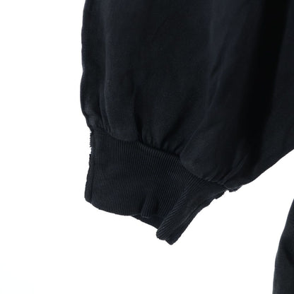 Balenciaga ZL S Double Front T-shirts Paris Print Long Sleeve T-Shirt Black — view 4