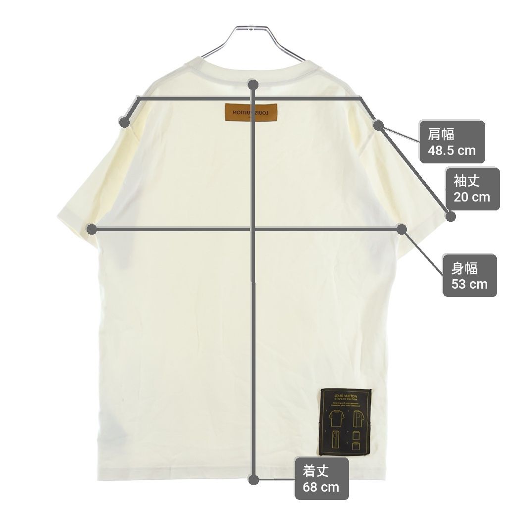Louis Vuitton Inside Out Crew Neck Short Sleeve T-Shirt White — view 9
