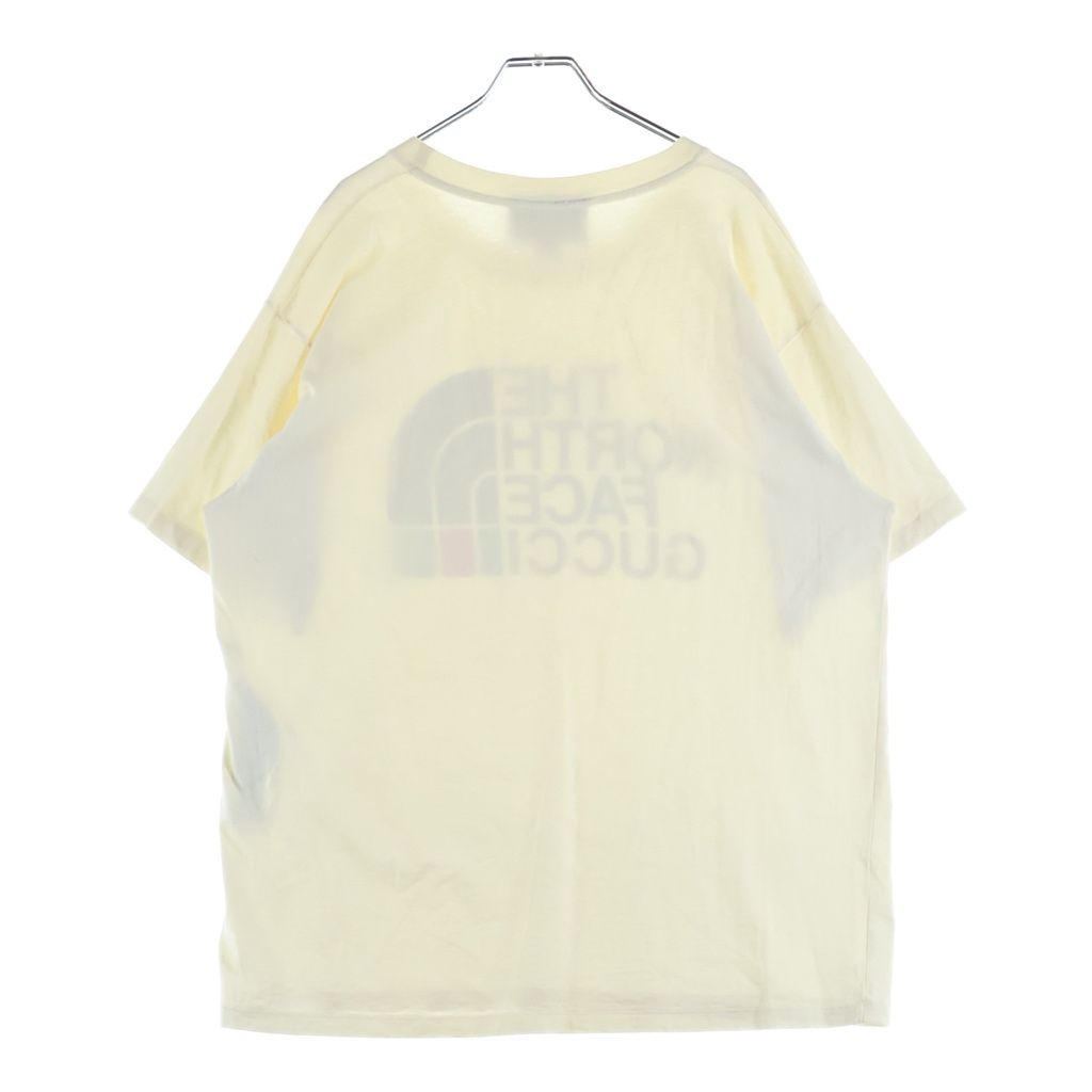 Gucci the North Face Oversize T-Shirt Logo Print Short Sleeve Ivory — view 2