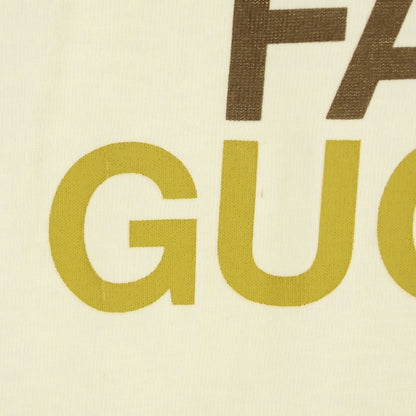 Gucci the North Face Oversize T-Shirt Logo Print Short Sleeve Ivory — view 3