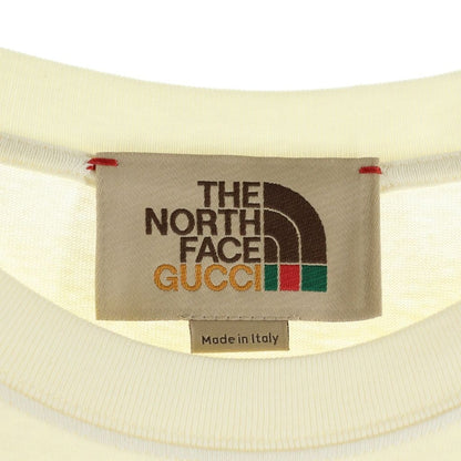 Gucci the North Face Oversize T-Shirt Logo Print Short Sleeve Ivory — view 5