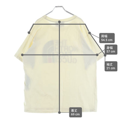Gucci the North Face Oversize T-Shirt Logo Print Short Sleeve Ivory — view 9