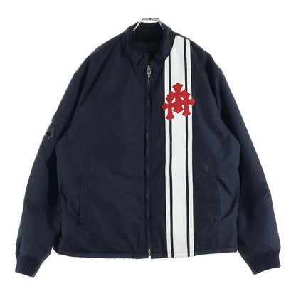 Chrome Hearts Red Patch Racing Jacket Black