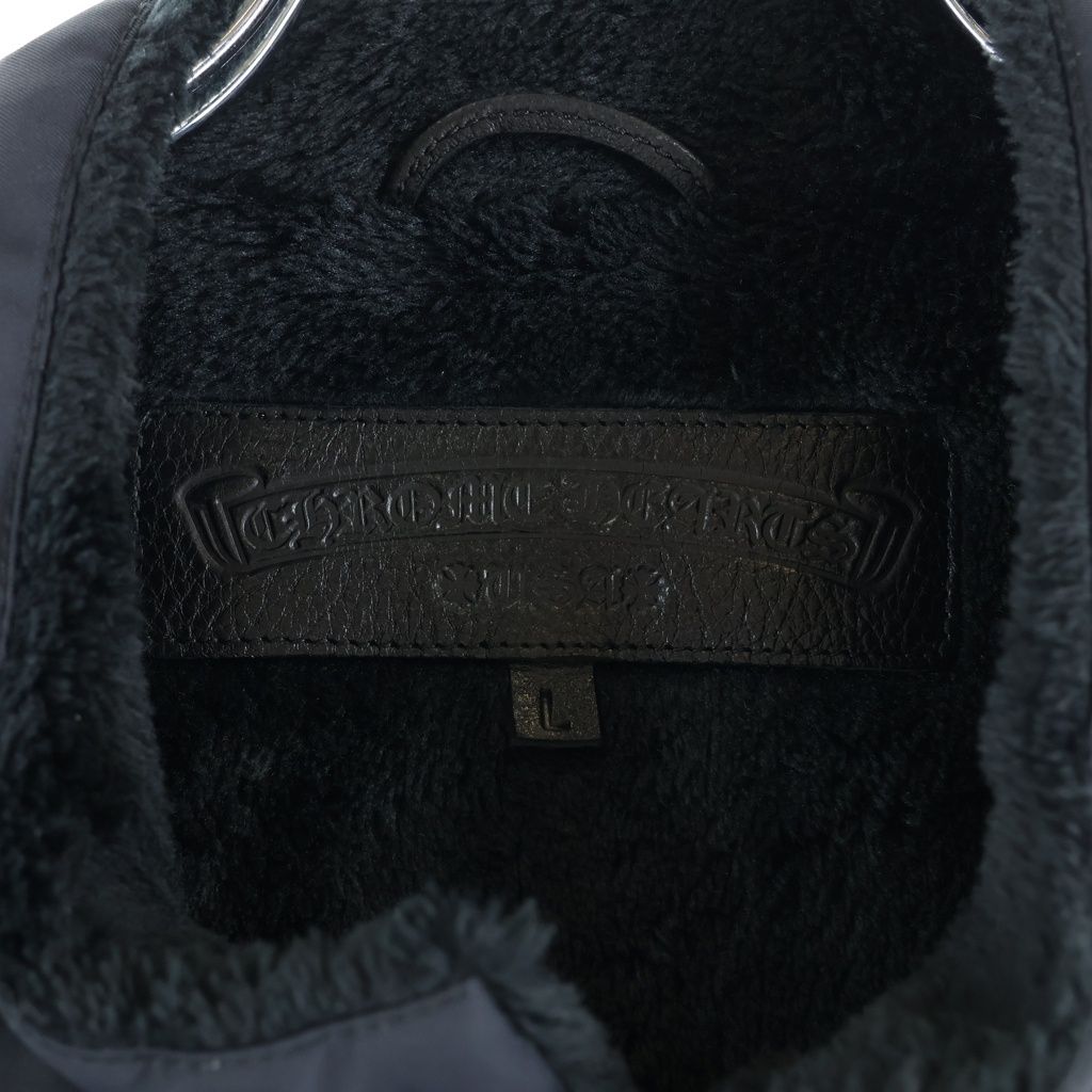 Chrome Hearts Red Patch Racing Jacket Black — view 7