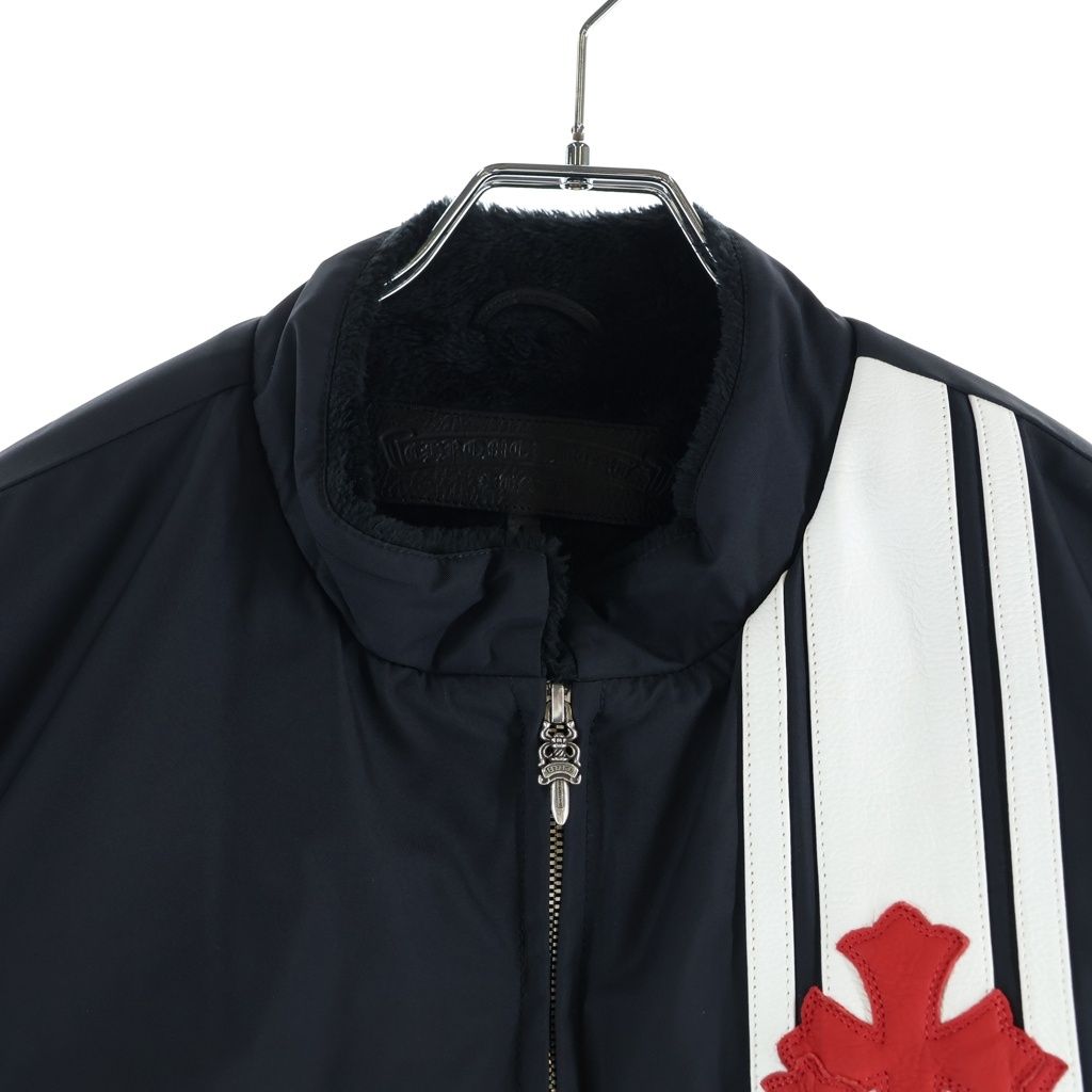 Chrome Hearts Red Patch Racing Jacket Black — view 3