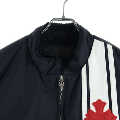 Chrome Hearts Red Patch Racing Jacket Black — view 3