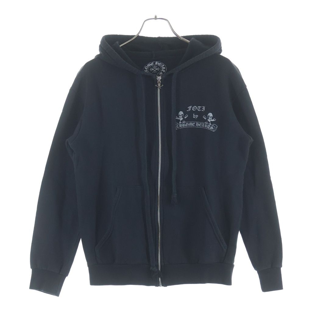 Chrome Hearts Sweatshirt HD Zip Foti Fotiback Print Zip Up Hoodie — view 2