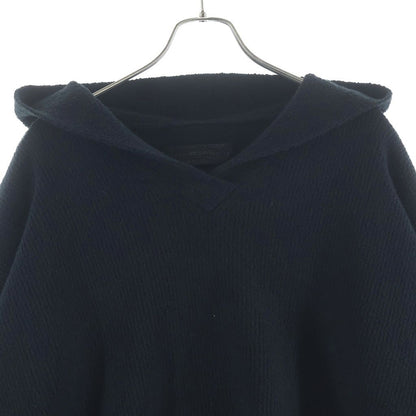 Chrome Hearts Not Calf Hair Leather Cross Patch Knit Pullover Hoodie Not Black — view 3