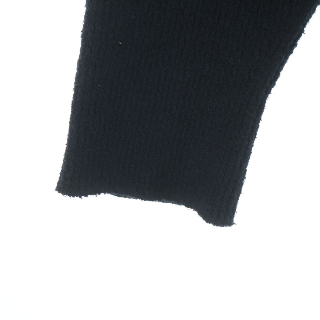 Chrome Hearts Not Calf Hair Leather Cross Patch Knit Pullover Hoodie Not Black — view 5