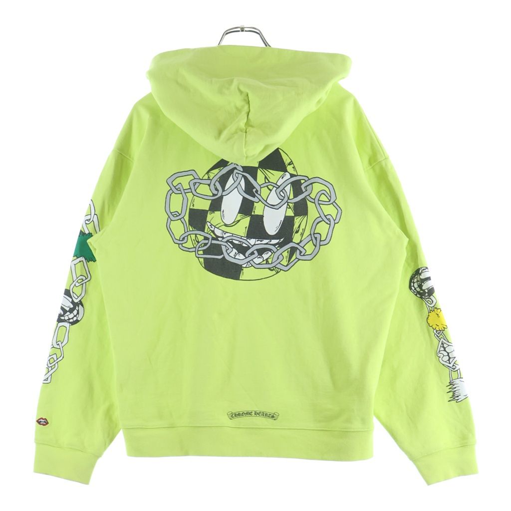 Chrome Hearts Matty Boy Ppo Chain Game Hoodie Boy Pullover Yellow