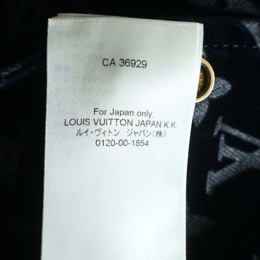 Louis Vuitton Monogram Bree Denim Jacket Frv Navy — view 8