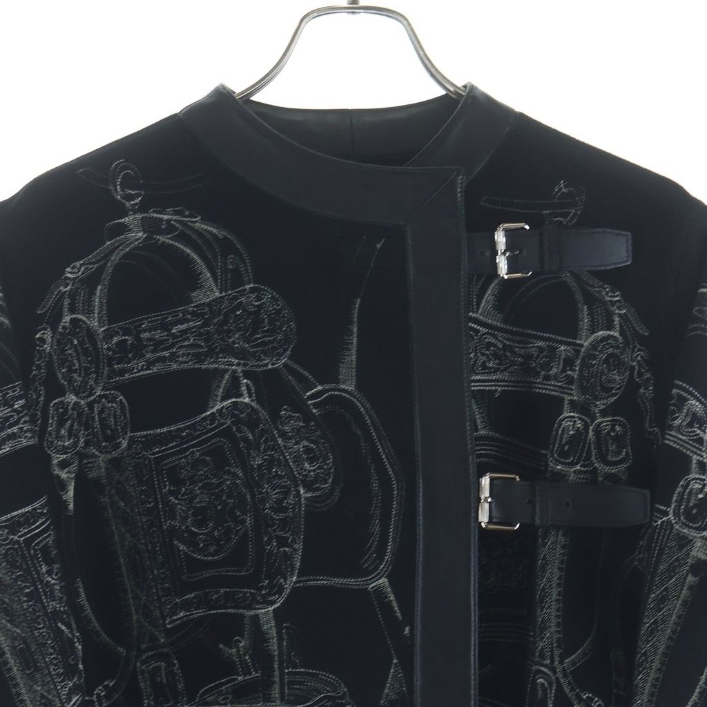 Hermes All Over Pattern Coat — view 3