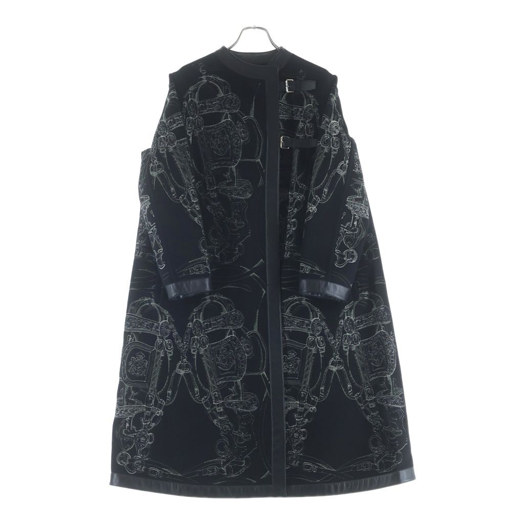 Hermes All Over Pattern Coat