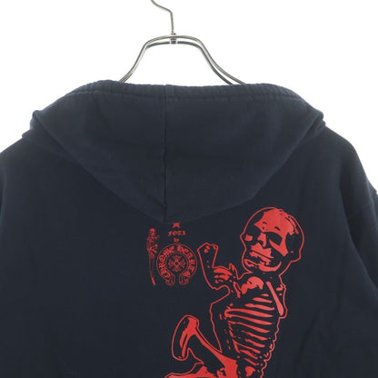 Chrome Hearts Sweatshirt HD Zip Foti Fotiback Print Zip Up Hoodie — view 4