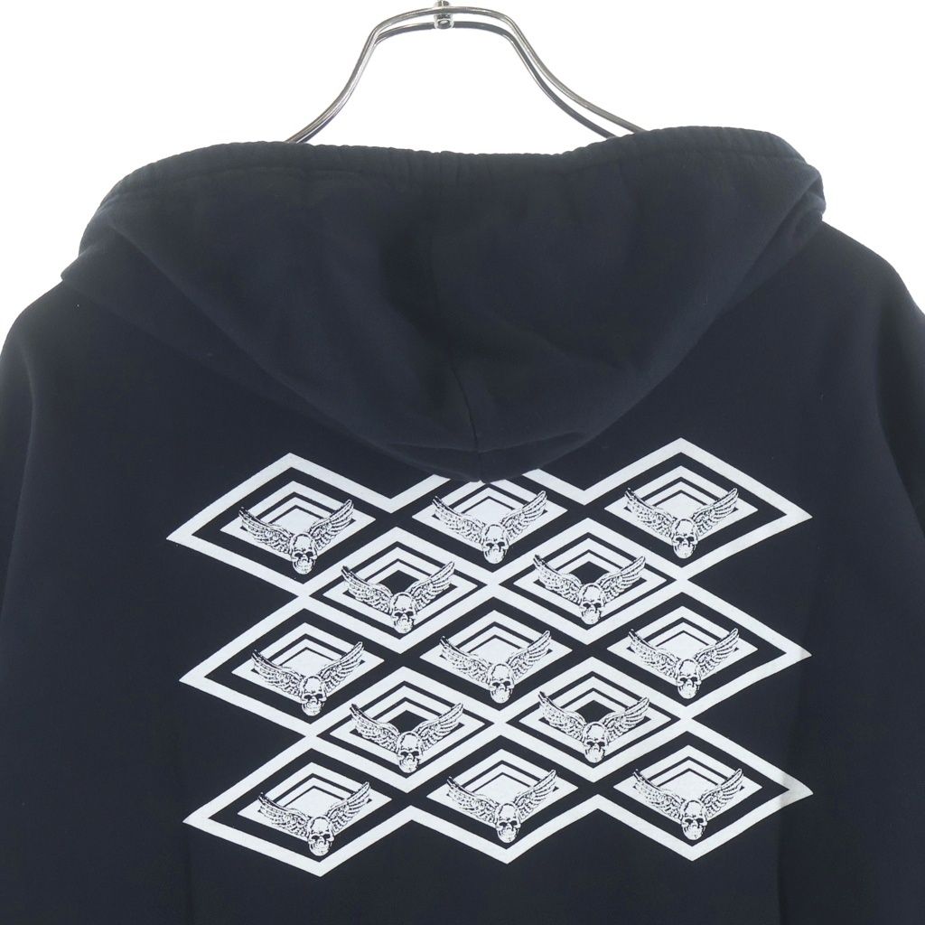 Chrome Hearts Sweatshirt HD Zip Foti Fotiback Print Zip Up Hoodie — view 4