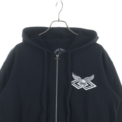Chrome Hearts Sweatshirt HD Zip Foti Fotiback Print Zip Up Hoodie — view 3