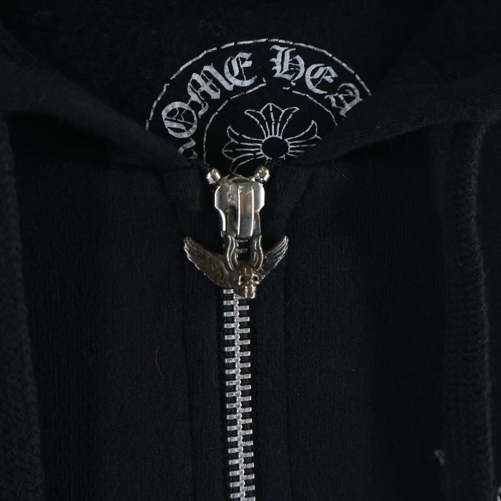 Chrome Hearts Sweatshirt HD Zip Foti Fotiback Print Zip Up Hoodie — view 6