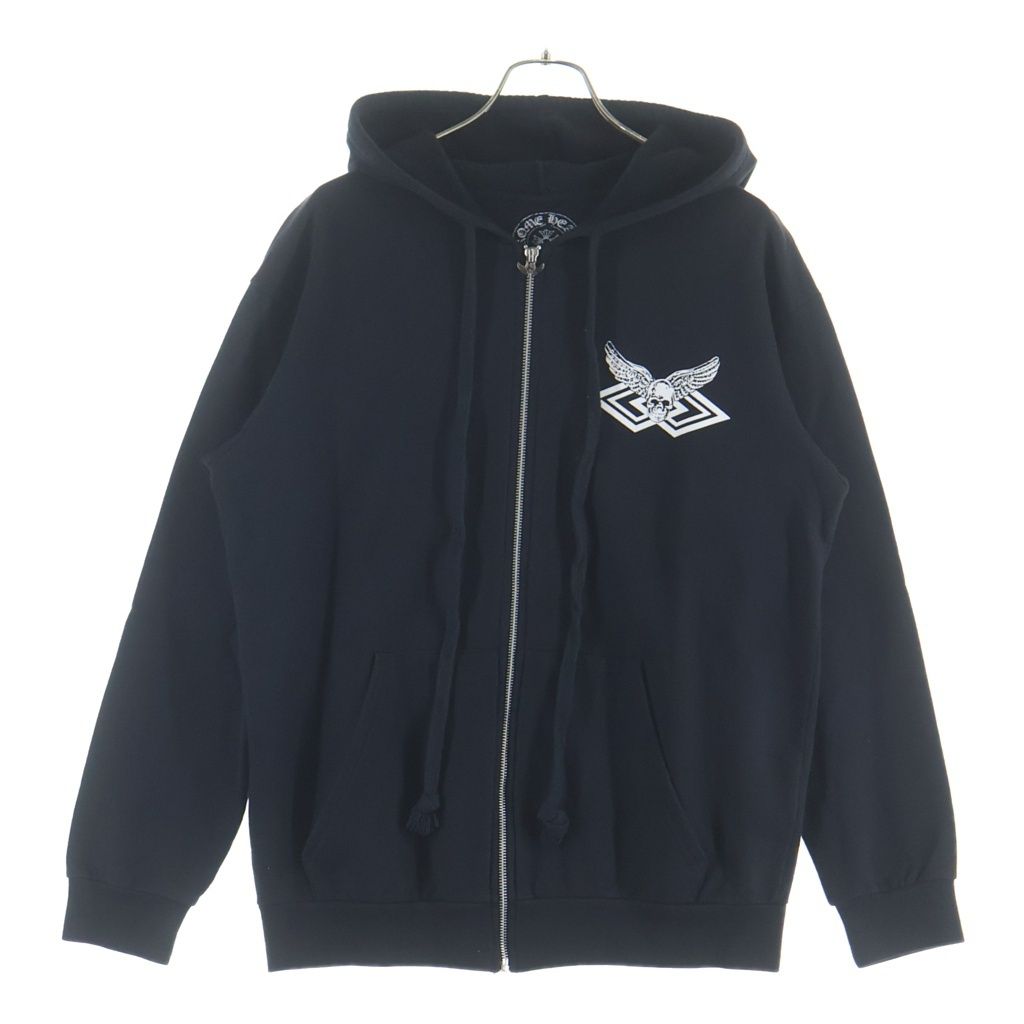 Chrome Hearts Sweatshirt HD Zip Foti Fotiback Print Zip Up Hoodie — view 2