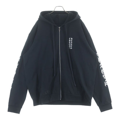 Chrome Hearts Sweatshirt HD Zip Arm Logo Zip Up Hoodie Black
