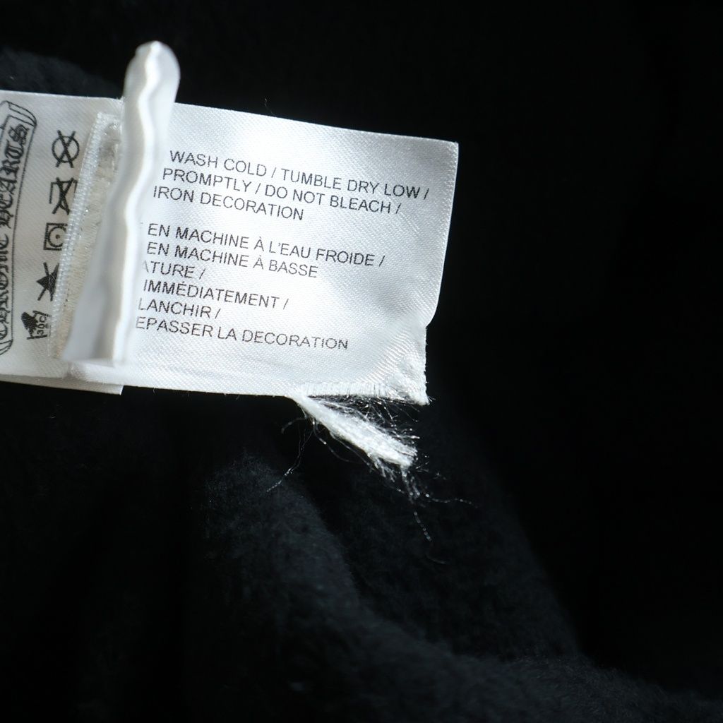 Chrome Hearts Sweatshirt HD Zip Arm Logo Zip Up Hoodie Black — view 6