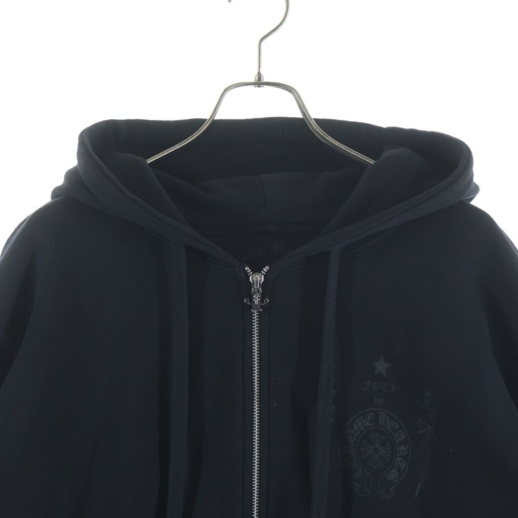 Chrome Hearts Thrml HD Zip Lining Thermal Zip Back Foty Print Zip Up Hoodie — view 3