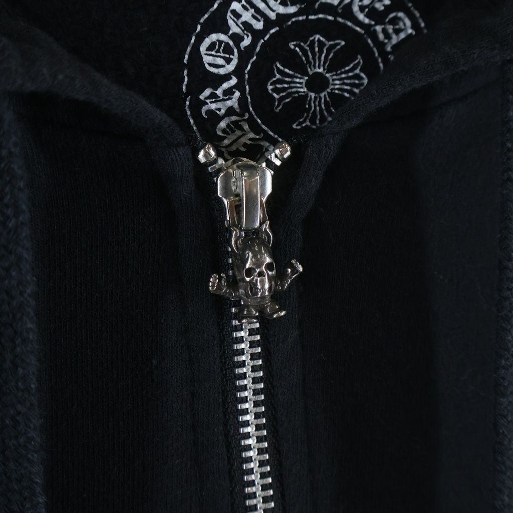 Chrome Hearts Sweatshirt HD Zip Foti Fotiback Print Zip Up Hoodie — view 6