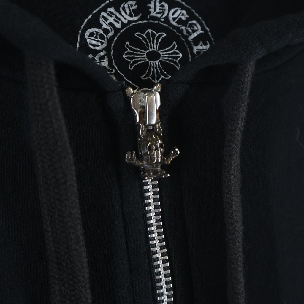 Chrome Hearts Sweatshirt HD Zip Foti Fotiback Print Zip Up Hoodie — view 6