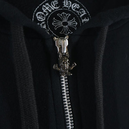 Chrome Hearts Sweatshirt HD Zip Foti Fotiback Print Zip Up Hoodie — view 6