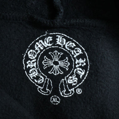 Chrome Hearts Sweatshirt HD Zip Foti Fotiback Glitter Print Zip Up Hoodie — view 7