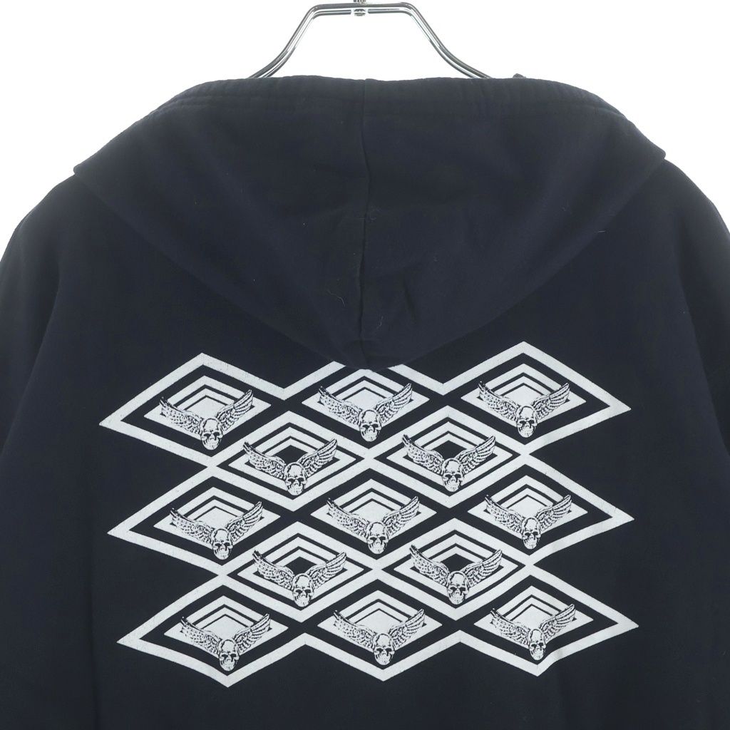 Chrome Hearts Sweatshirt HD Zip Foti Fotiback Print Zip Up Hoodie — view 4